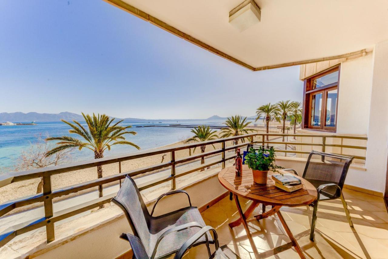 Beachfront Apartment Simar By Sealand Villas Port de Pollença Esterno foto